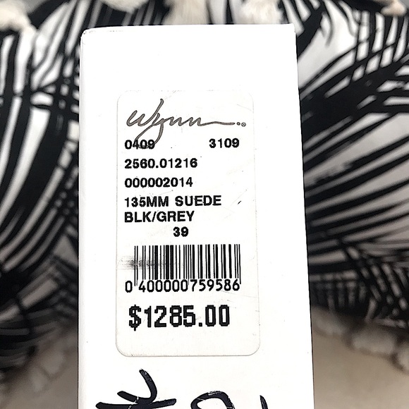 Nicholas Kirkwood black/ grey patent heel SZ 39 - Picture 7 of 7